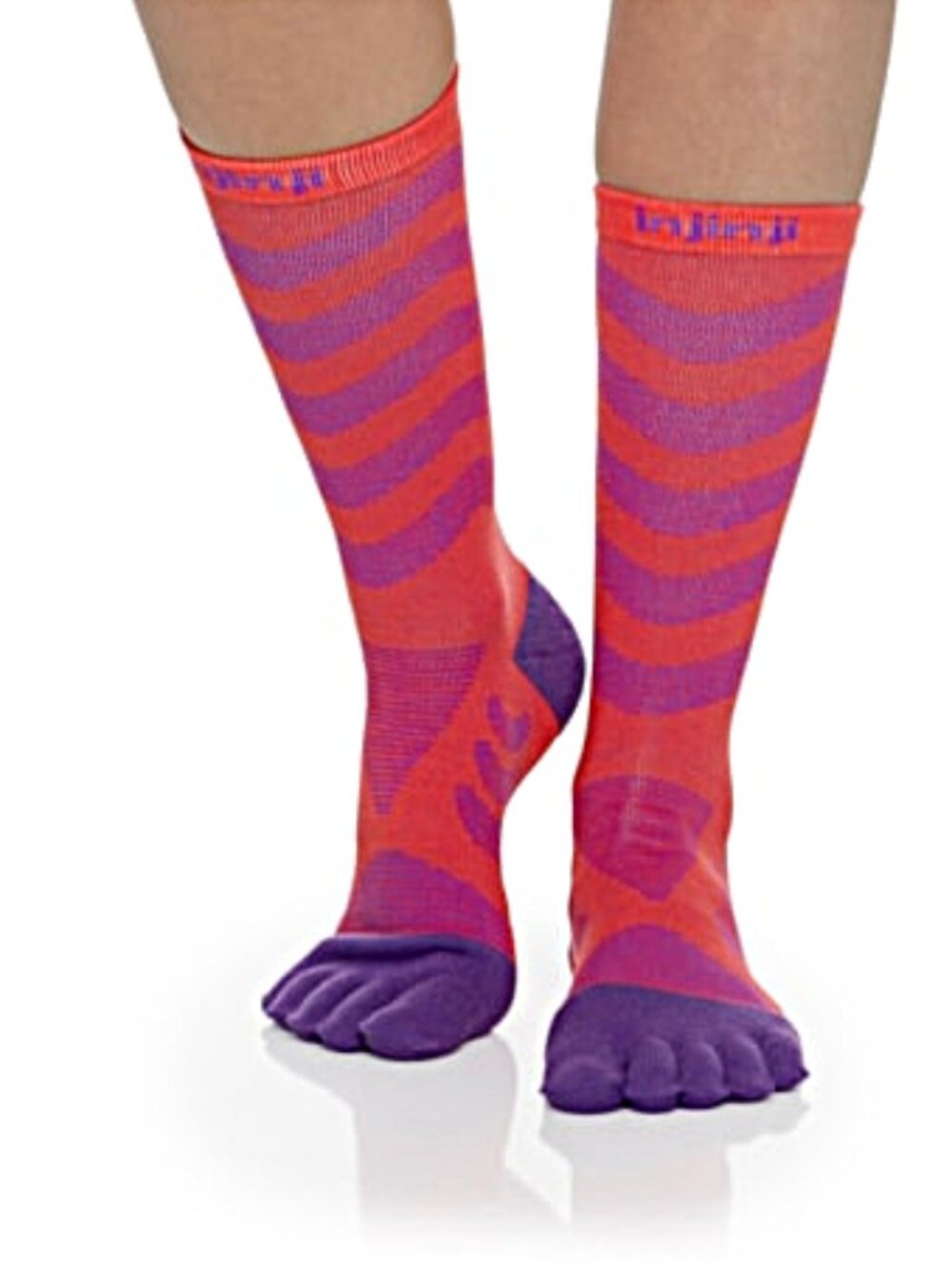 Injinji Trail Midweight Crew Five Toe Socks - Crew (For Women)